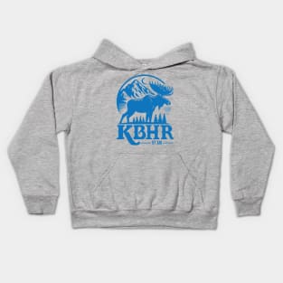 KBHR 57 AM /\/\/ Northern Exposure Radio Station Kids Hoodie